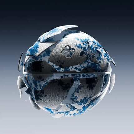 Ballon Design Kintsugi Bleu & Or – Édition Art Japonais – Comrade Berlin