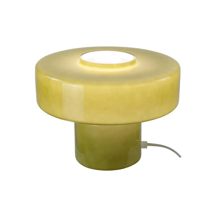 Lampe à poser verre coloré style rétro Foza