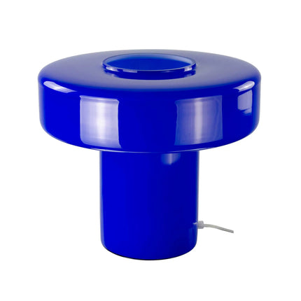 Lampe à poser verre coloré style rétro Foza