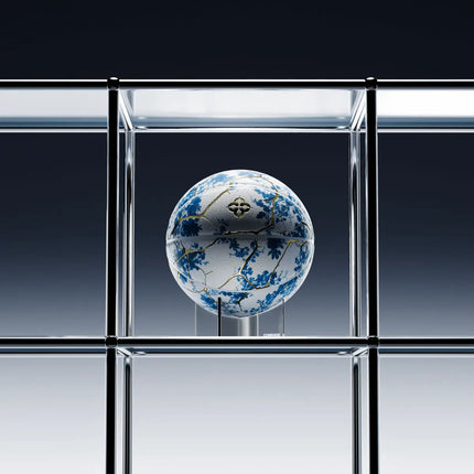 Ballon Design Kintsugi Bleu & Or – Édition Art Japonais – Comrade Berlin