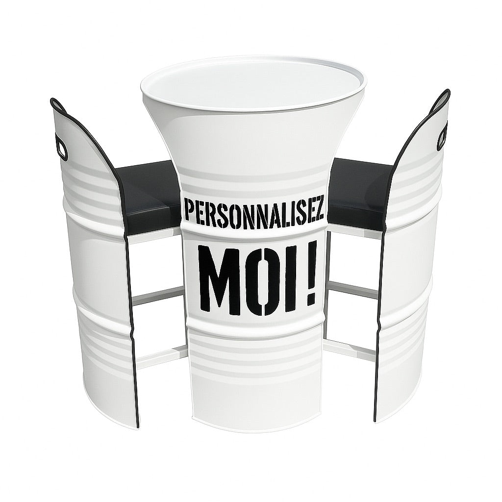 Combo Mange-debout 220 Litres à Personnaliser