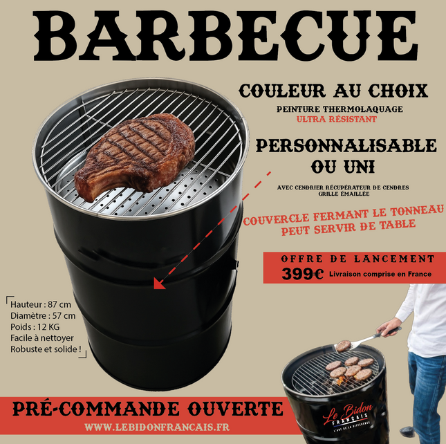 BARBECUE 220 Litres