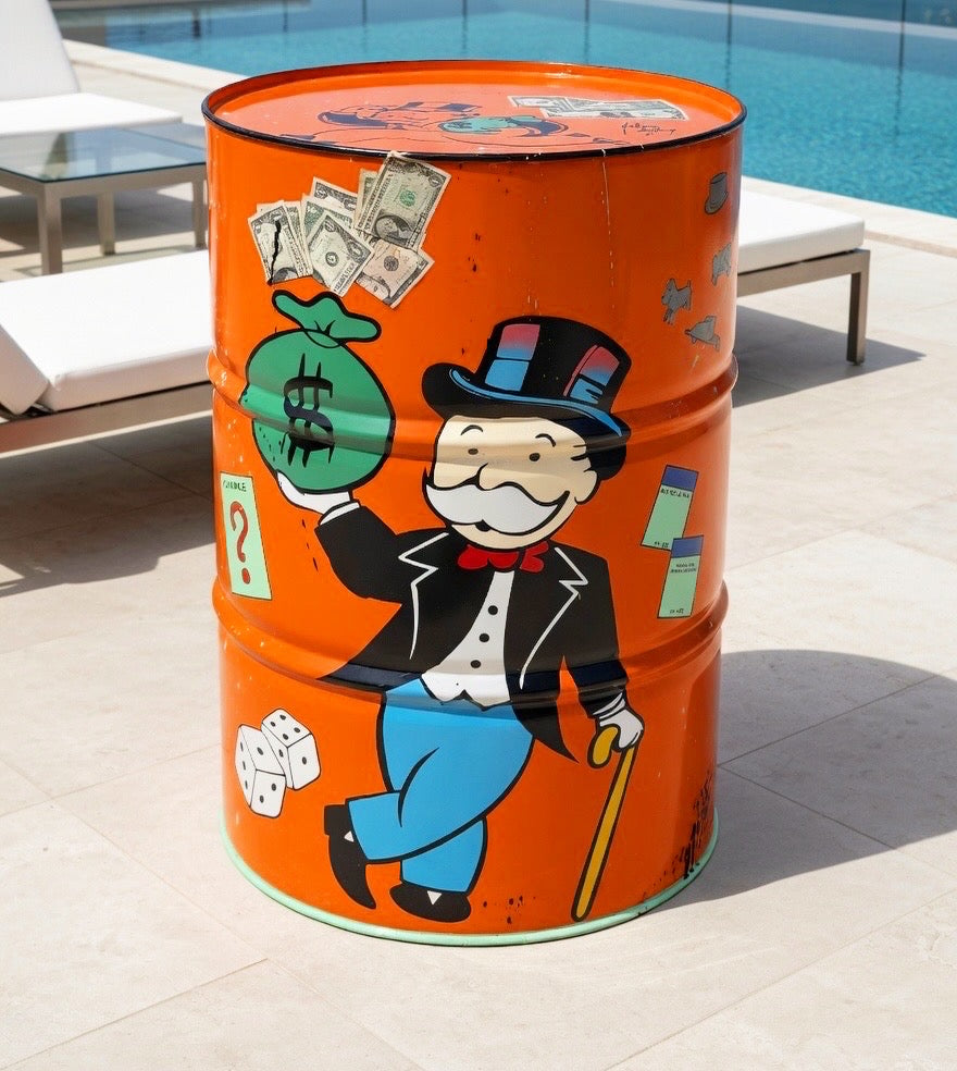 Bidon Pop Art Monopoly | Modèle UNIQUE