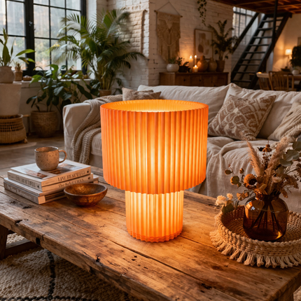 Lampe LOFT Translucide orange
