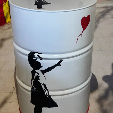Bidon Tribute to Banksy - Petite Fille au Ballon