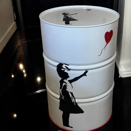 Bidon Tribute to Banksy - Petite Fille au Ballon