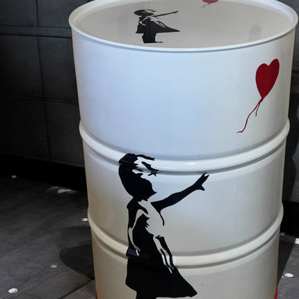 Bidon Tribute to Banksy - Petite Fille au Ballon