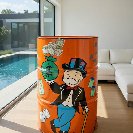 Bidon Pop Art Monopoly | Modèle UNIQUE