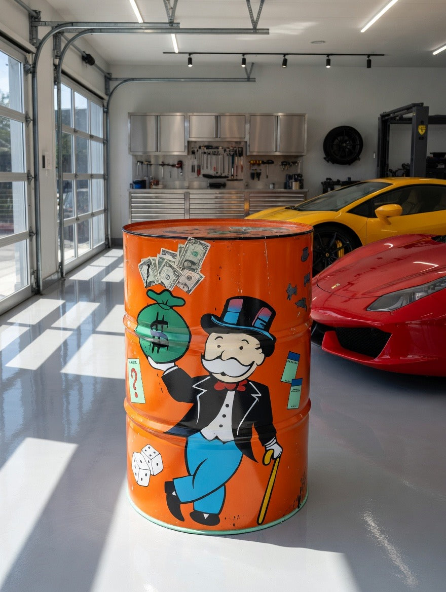 Bidon Pop Art Monopoly | Modèle UNIQUE