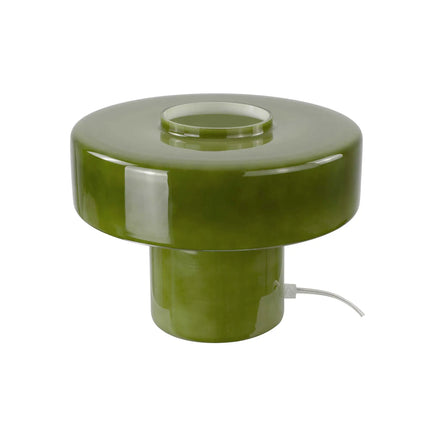 Lampe à poser verre coloré style rétro Foza