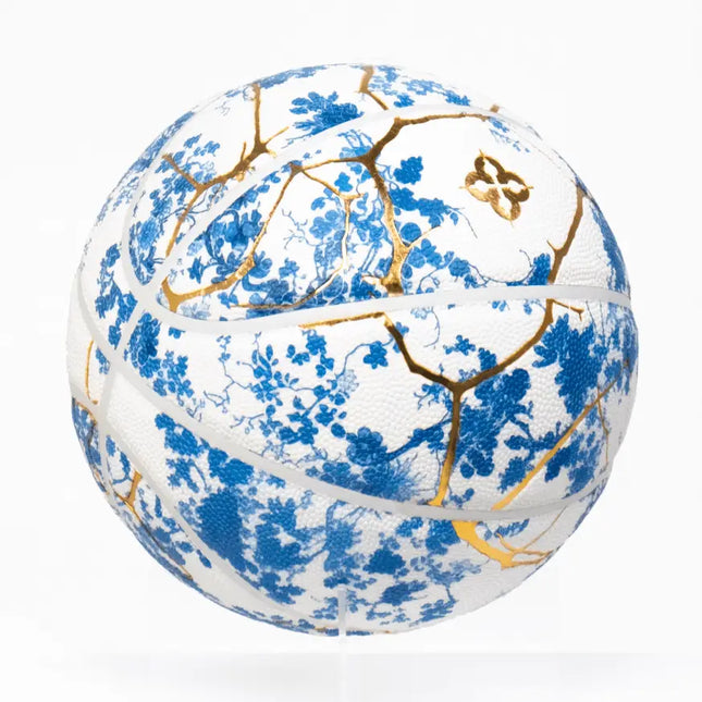 Ballon Design Kintsugi Bleu & Or – Édition Art Japonais – Comrade Berlin